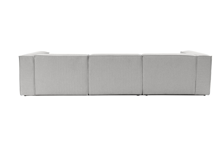NORDVRK Fora 3-seter - Lys gr 3-seter sofa