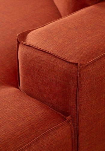 NORDVRK P?rlo Hjrne Hyre - Oransje Hjrnesofa