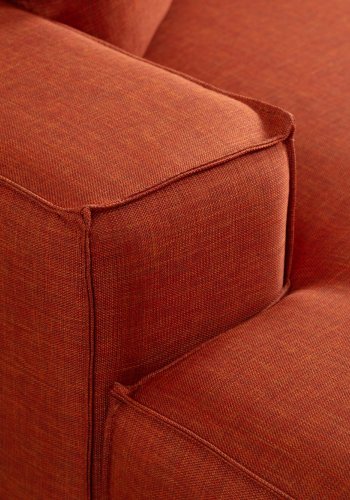 NORDVRK P?rlo Hjrne Venstre - Oransje Hjrnesofa