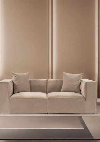 NORDVRK Sora 2 - Cappuccino 2-seters sofa