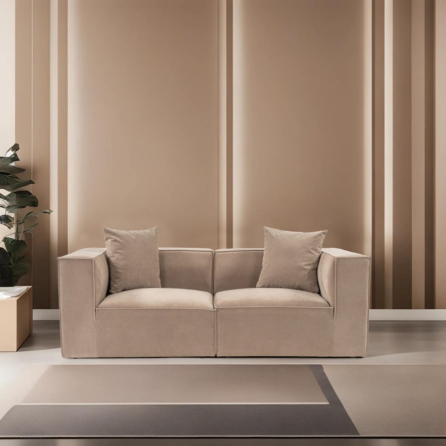 NORDVRK Sora 2 - Cappuccino 2-seters sofa