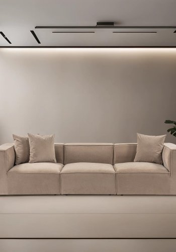 NORDVRK Sora 3 - Cappuccino 3-seters sofa