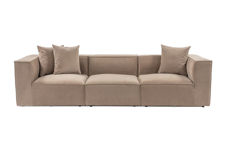 NORDVRK Sora 3 - Cappuccino 3-seters sofa