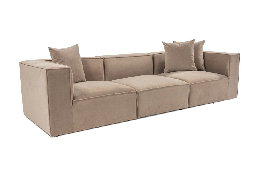 NORDVRK Sora 3 - Cappuccino 3-seters sofa