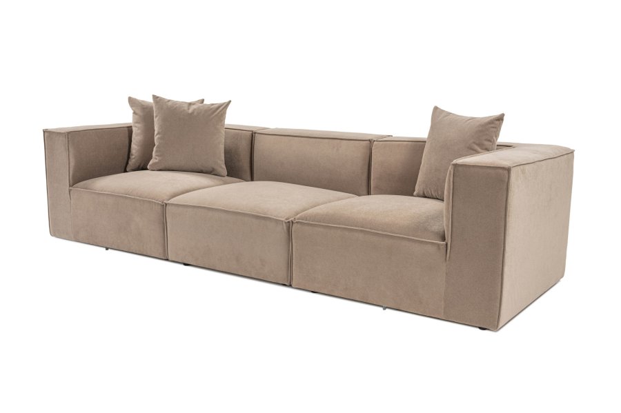 NORDVRK Sora 3 - Cappuccino 3-seters sofa
