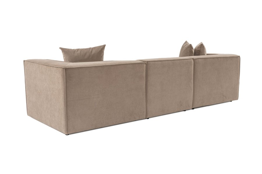 NORDVRK Sora 3 - Cappuccino 3-seters sofa