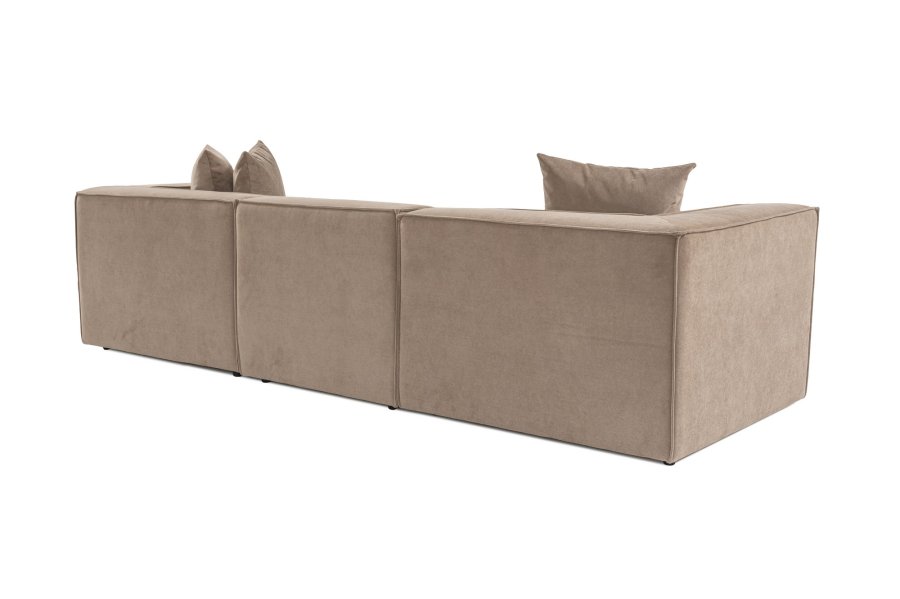 NORDVRK Sora 3 - Cappuccino 3-seters sofa