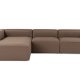 NORDVRK Mora XL (ChlLeft-O1-1R) - Brun hjrnesofa