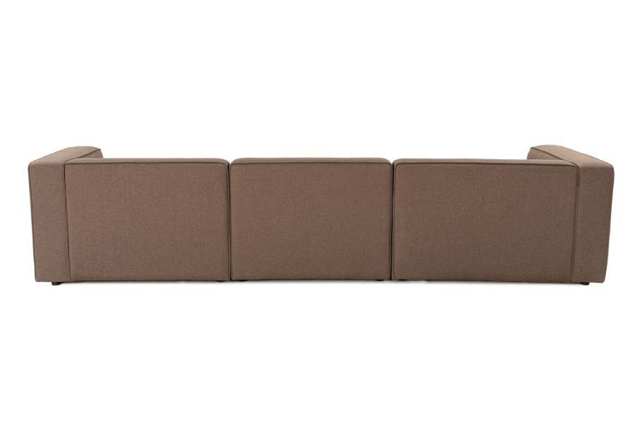NORDVRK Mora XL (ChlLeft-O1-1R) - Brun hjrnesofa