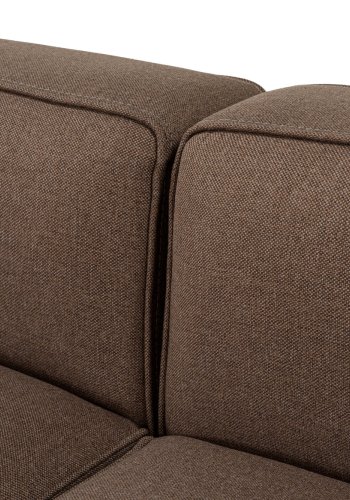 NORDVRK Mora XL (ChlLeft-O1-1R) - Brun hjrnesofa
