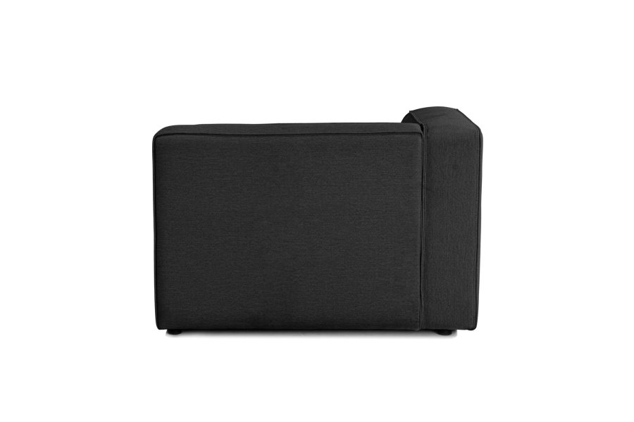 NORDVÄRK Mora XL 2-seters sofa - antrasittgrtt stoff og plast