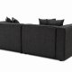 NORDVÄRK Mora XL 2-seters sofa - antrasittgrtt stoff og plast