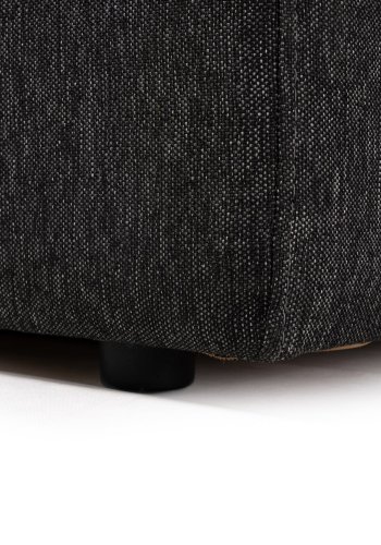 NORDVÄRK Mora XL hjrnesofa (CHLLenft -1H), venstre - antracitgr stof og plastik