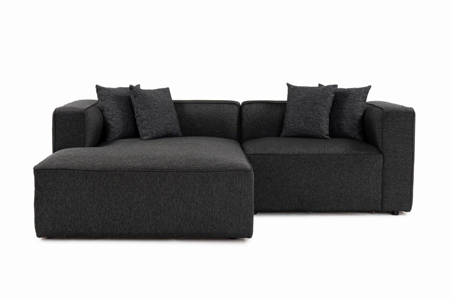 NORDVRK Mora XL Hyre hjrne (L1-CHLR hyre) - Antrasitt hjrnesofa