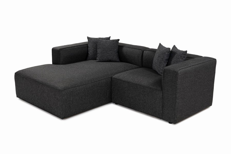 NORDVRK Mora XL Hyre hjrne (L1-CHLR hyre) - Antrasitt hjrnesofa