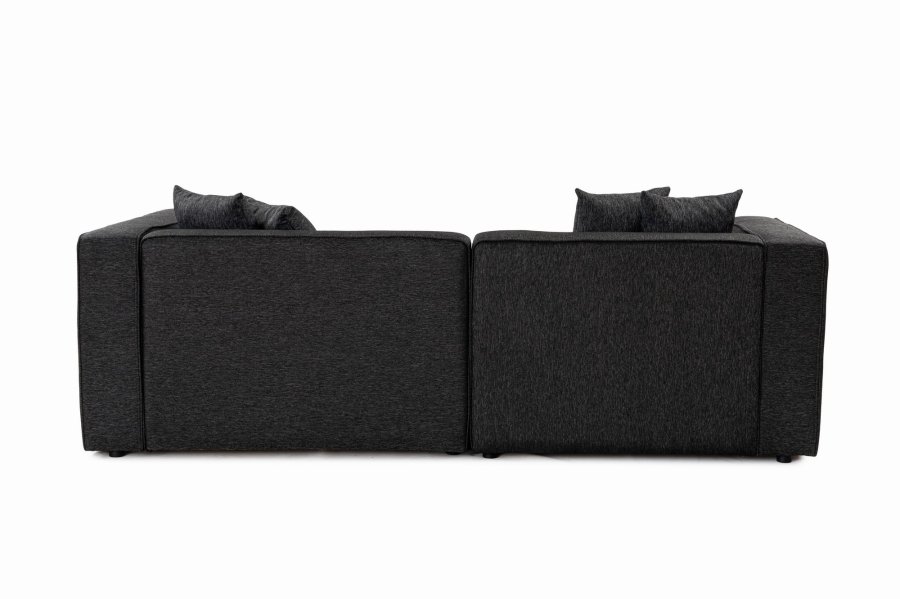 NORDVRK Mora XL Hyre hjrne (L1-CHLR hyre) - Antrasitt hjrnesofa