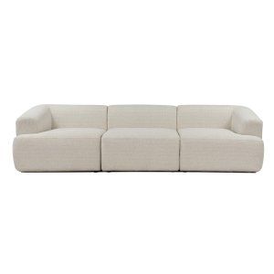 NORDVÄRK Sofia 3 3 pers. sofa - hvid stof