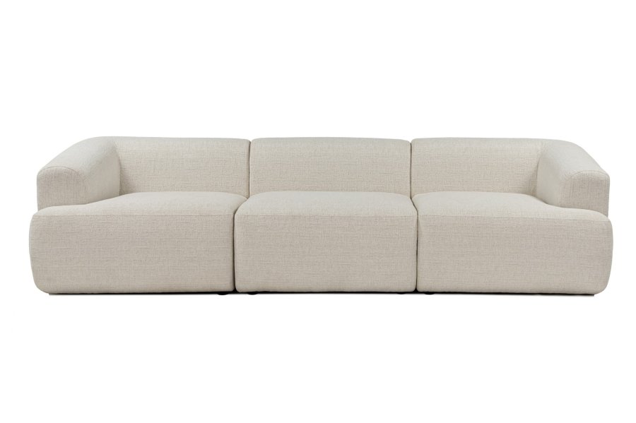 NORDVRK Sofia 3 - Hvit 3-seters sofa