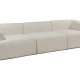 NORDVRK Sofia 3 - Hvit 3-seters sofa