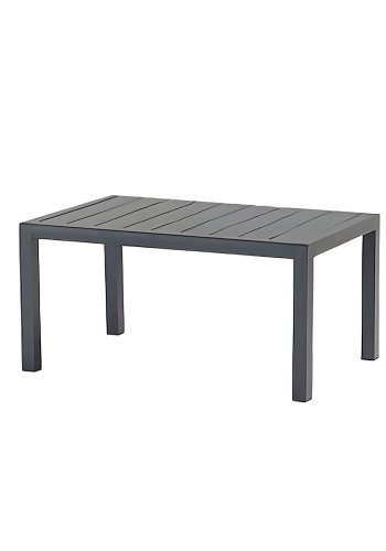 NORDVRK Arya utendrs salongsett, m. 2 stoler, 1 sofa, 1 bord, antrasittputer - antrasitt aluminium