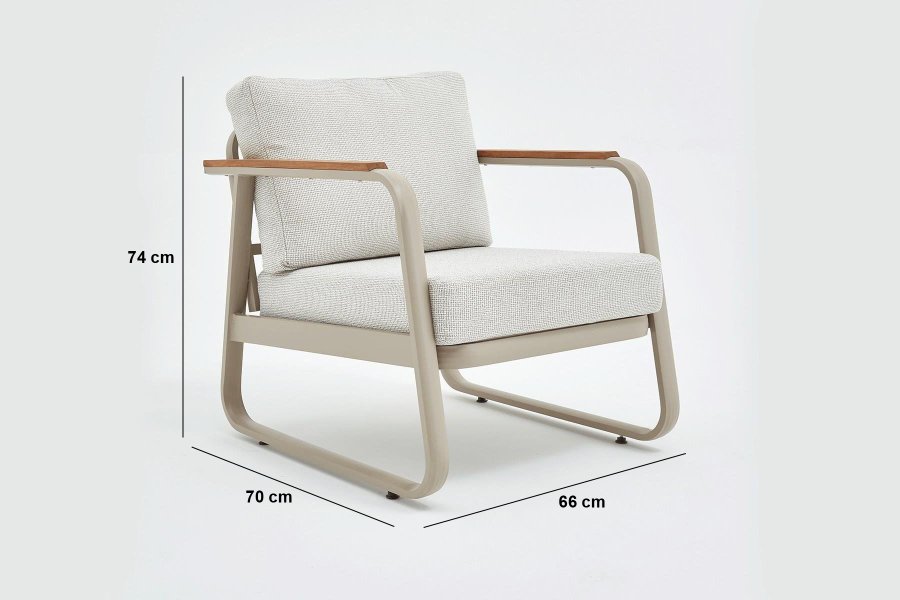 NORDVRK Rio hagesalongsett, beige