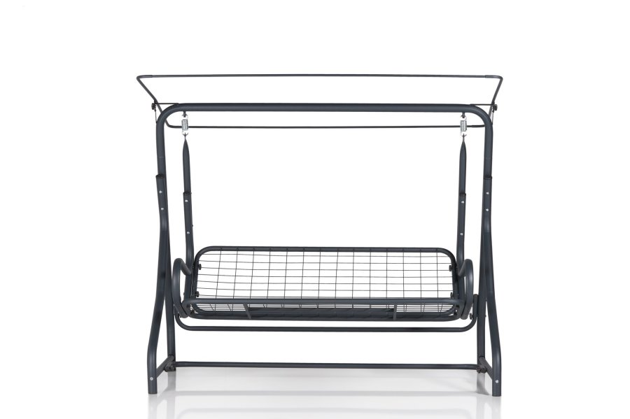 NORDVÄRK Morus Saat utendrs dobbel hengesofa - flerfarget polyesterstoff og metall