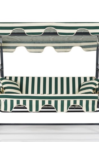 NORDVRK Olea 2 utendrs trippelhengende sofa - flerfarget polyesterstoff og metall