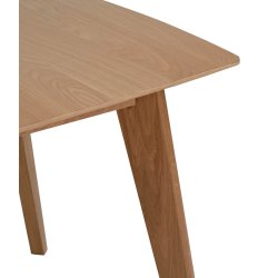 Cirrus spisebord - lakeret eg, m. butterfly tillgsplade (150x90)