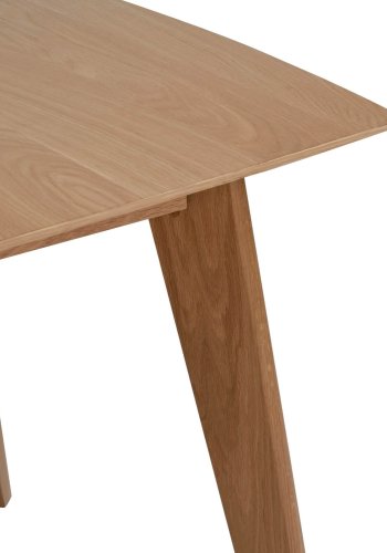 ROWICO Cirrus spisebord - lakkert eik, med butterfly tilleggsplate (150x90)