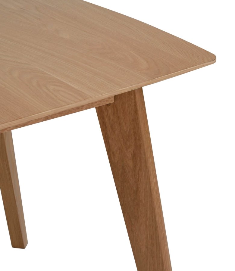 ROWICO Cirrus spisebord - lakkert eik, med butterfly tilleggsplate (150x90)