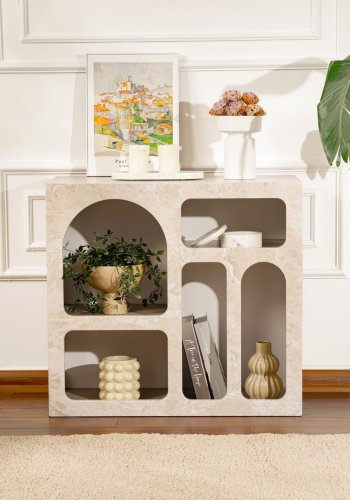 NORDV�RK Lessa - Travertinkonsoll