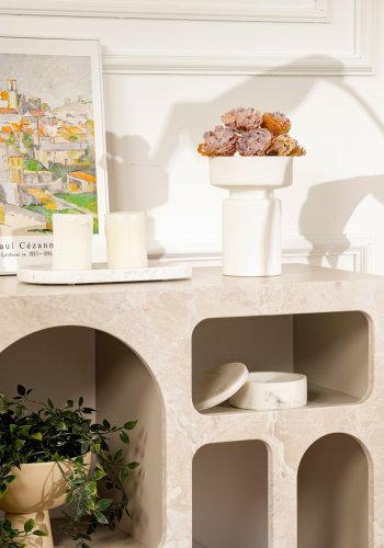 NORDV�RK Lessa - Travertinkonsoll