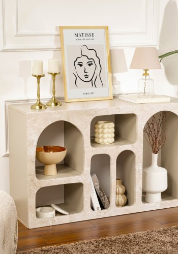 NORDV�RK Liva 120 - Travertinkonsoll