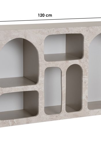 NORDV&Auml;RK Liva 120 - Travertinkonsoll