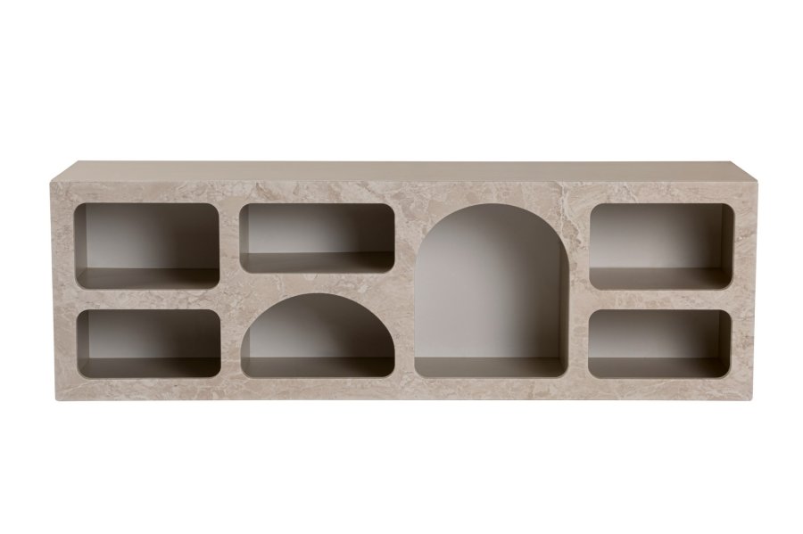 NORDV&Auml;RK Ferlis - Travertinkonsoll