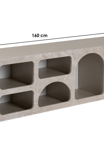 NORDV&Auml;RK Ferlis - Travertinkonsoll