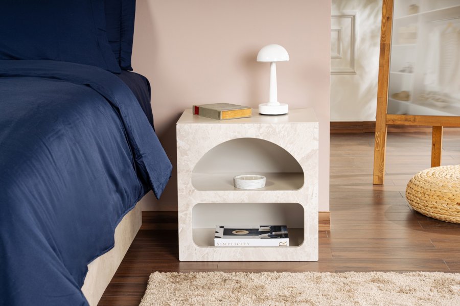 NORDV�RK Lorin � Travertin Nattbord