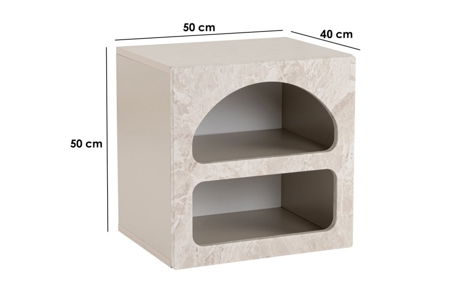 NORDV�RK Lorin � Travertin Nattbord