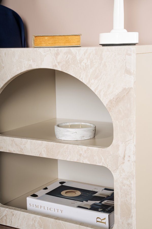 NORDV�RK Lorin � Travertin Nattbord