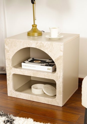 NORDV�RK Lorin � Travertin Nattbord