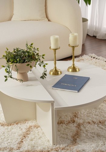 NORDVRK Orion sofabord - hvid tr melamin (st med 2)