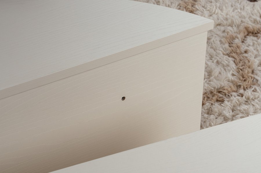 NORDVRK Orion salongbord - hvit tremelamin (sett med 2)