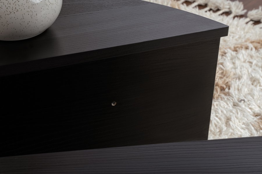 NORDVRK Orion salongbord - svart tremelamin (sett med 2)