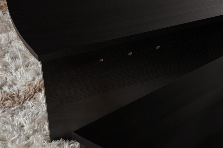 NORDVRK Orion salongbord - svart tremelamin (sett med 2)