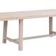 ROWICO Brooklyn spisebord - hvidpigmenteret eg m. udtrk (170x95)