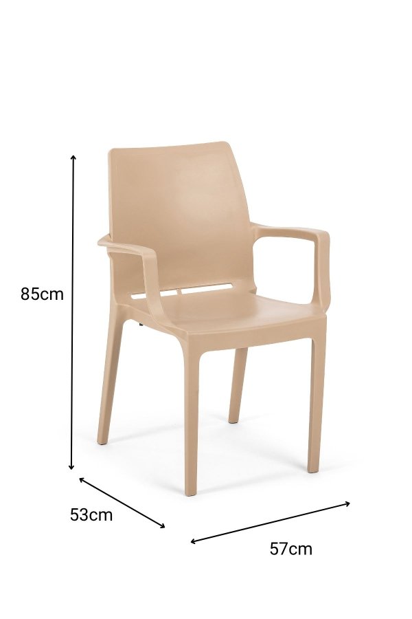 NORDVÄRK Eve - Lysebrun stol