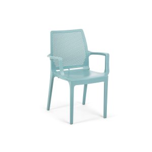 NORDVÄRK Icon spisebordsstol, m. armln - bl polypropylen