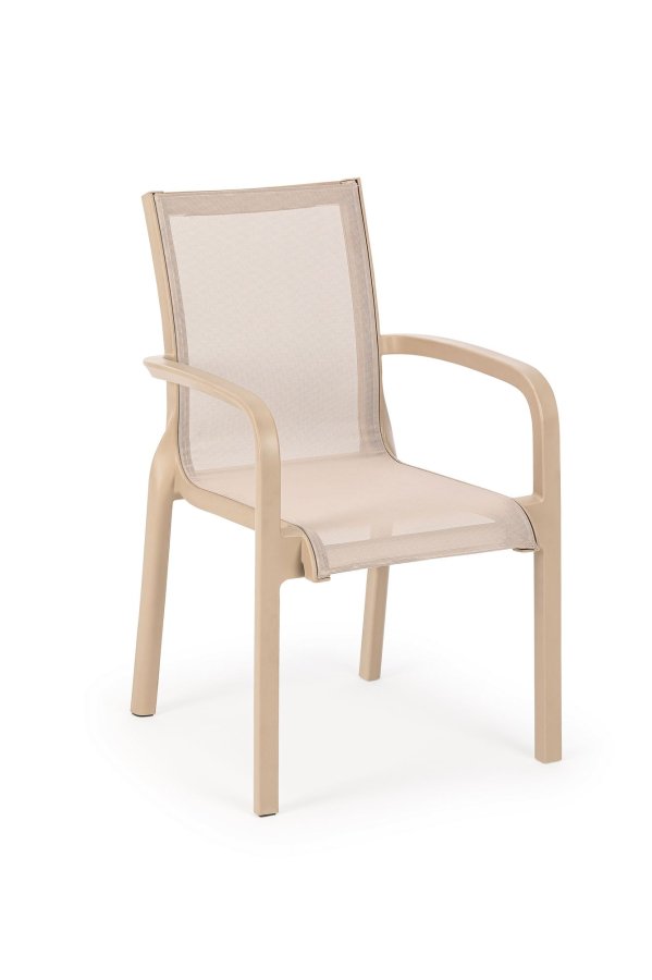 NORDVÄRK Mesh - rkenbeige havestol