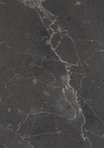 ACT NORDIC Strington Beistelltisch, rechteckig – schwarzes Melamin mit Izmir-Marmormuster/schwarzer Stahl (35x43)