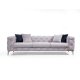 NORDVRK Como - Lys gr 3-seters sofa